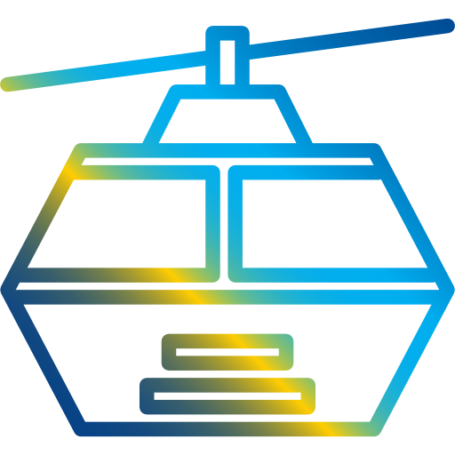 Cable car xnimrodx Lineal Gradient icon