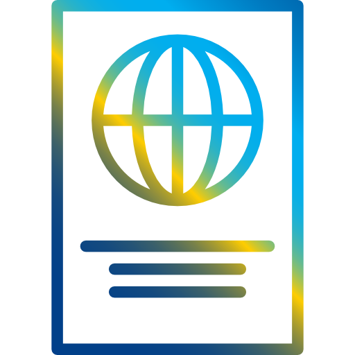 pasaporte xnimrodx Lineal Gradient icono