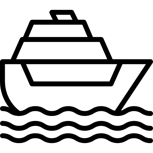 nave da crociera xnimrodx Lineal icona