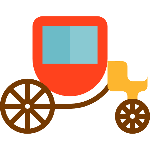 Carriage mynamepong Flat icon