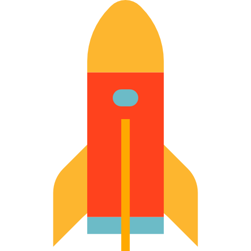 Spaceship mynamepong Flat icon