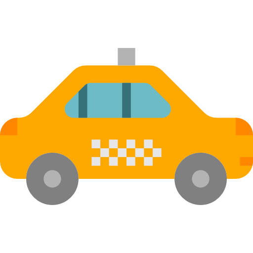 Taxi mynamepong Flat icon