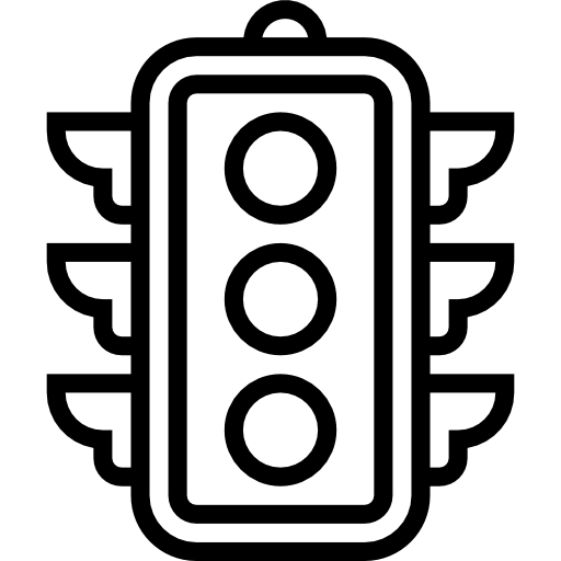 semáforo mynamepong Lineal icono