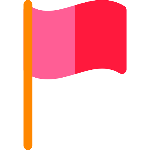 bandeira Basic Rounded Flat Ícone