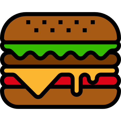 Hamburger mynamepong Lineal Color icon