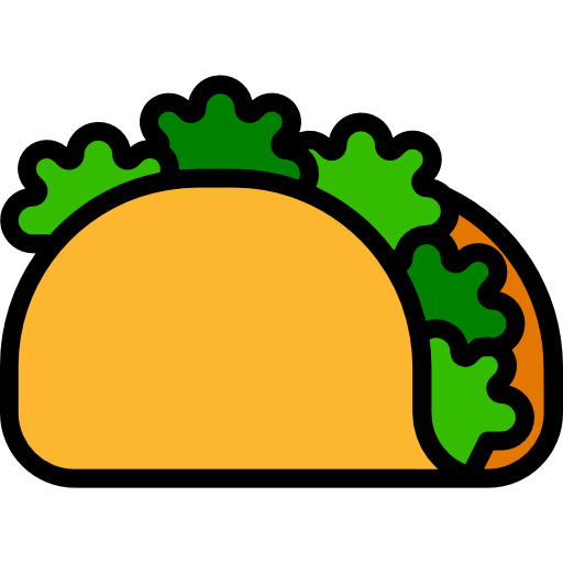 Taco mynamepong Lineal Color icon