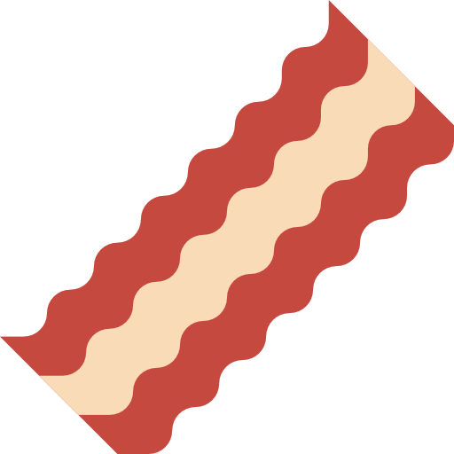 bacon mynamepong Flat Ícone