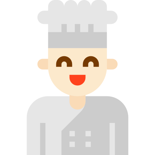 cocinero mynamepong Flat icono