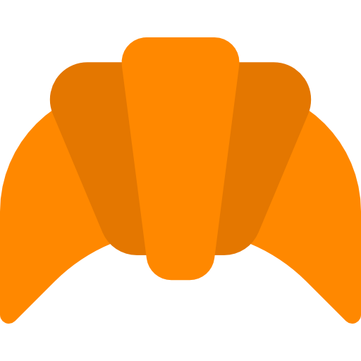 Croissant mynamepong Flat icon