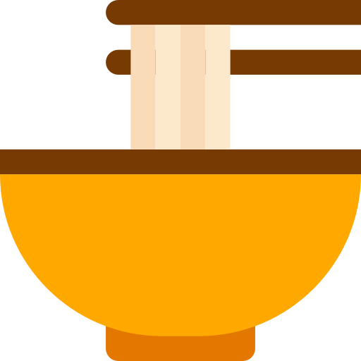 Noodles mynamepong Flat icon
