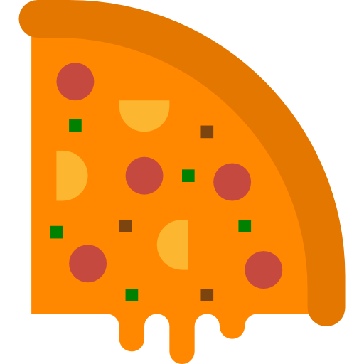 pizza mynamepong Flat ikona