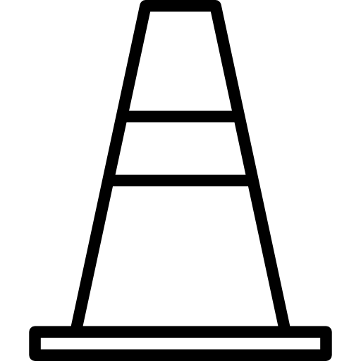 stożek xnimrodx Lineal ikona