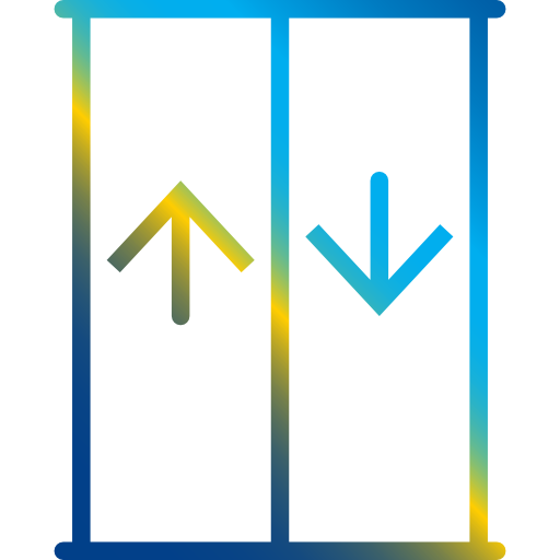 ascensor xnimrodx Lineal Gradient icono