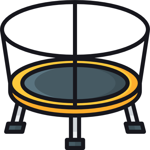 trampolino Flaticons.com Flat icona