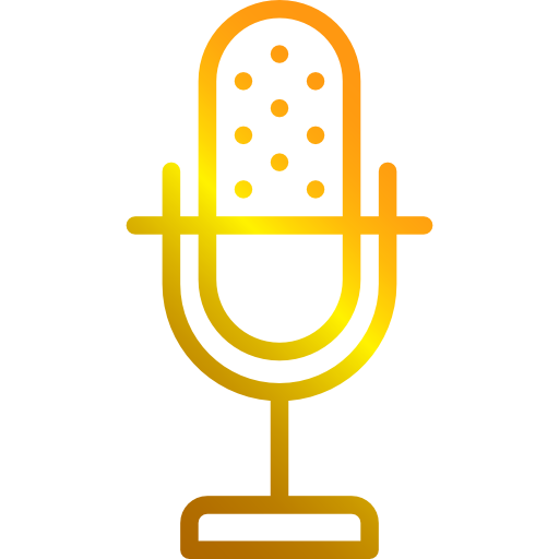 Microphone xnimrodx Lineal Gradient icon