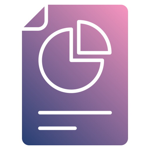 파이 차트 Generic gradient fill icon