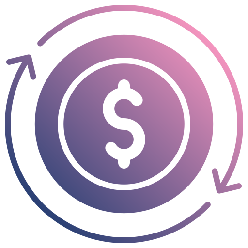 Cash flow Generic gradient fill icon