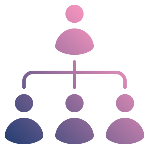 organisatie Generic gradient fill icoon