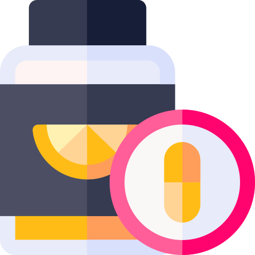 Vitamin c Basic Rounded Flat icon