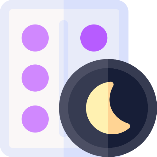 melatonin Basic Rounded Flat icon