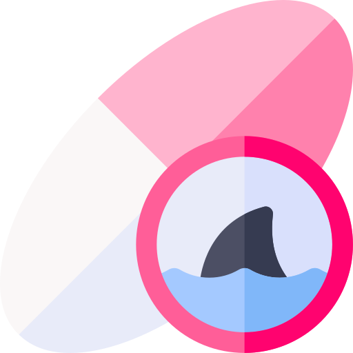 Shark Basic Rounded Flat icon