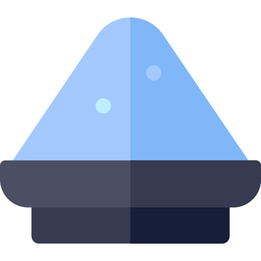 niebieski Basic Rounded Flat ikona