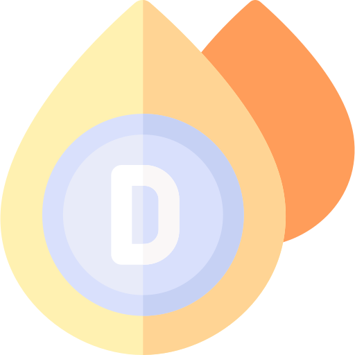 Vitamin d Basic Rounded Flat icon
