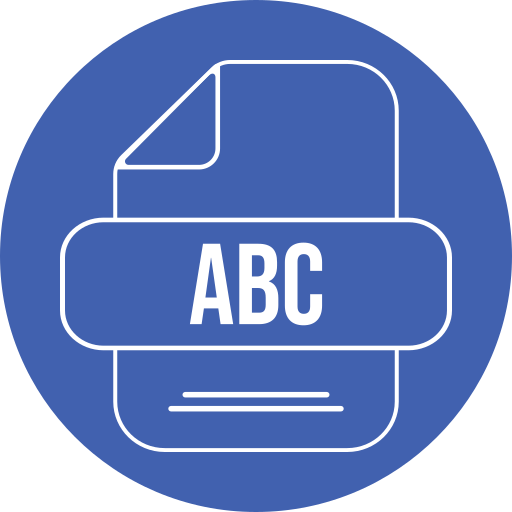 abc Generic color fill icon