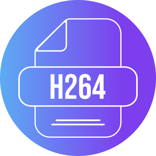 h264 Generic gradient fill icon
