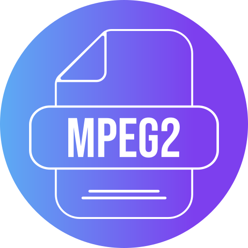 mpeg2 Generic gradient fill icon