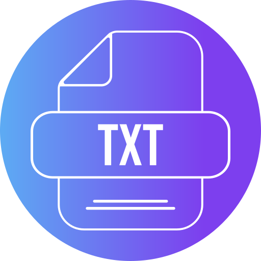 tekst Generic gradient fill icoon