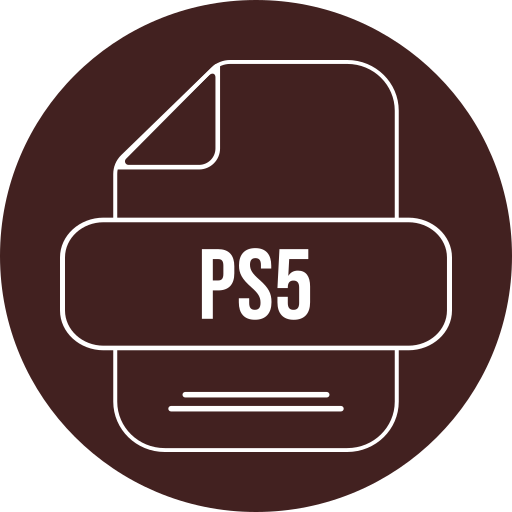 ps5 Generic color fill icon
