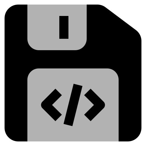 code Yogi Aprelliyanto Grey icon