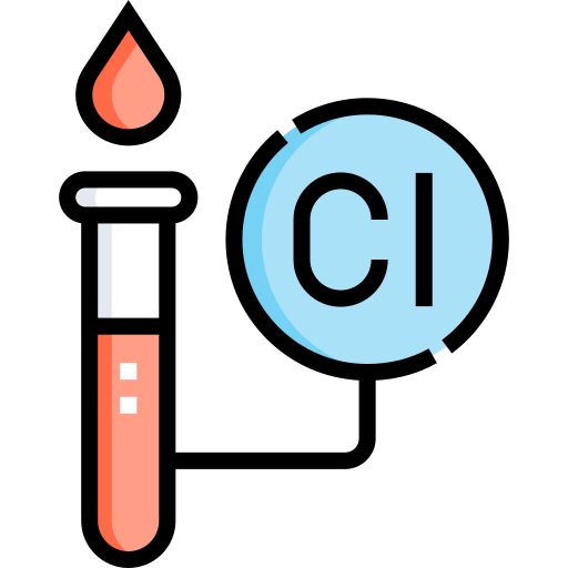 chlorid-test Detailed Straight Lineal color icon
