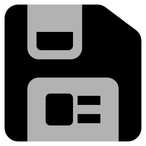 Diskette Yogi Aprelliyanto Grey icon