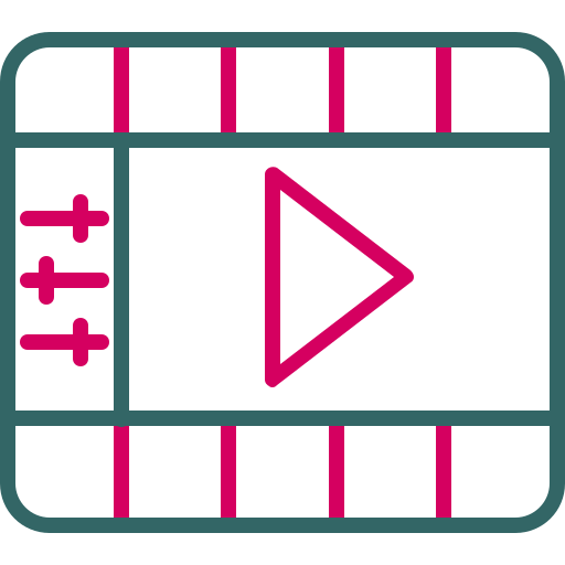 Video editor Generic color outline icon