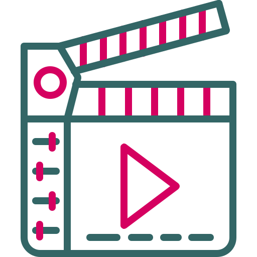 Clapperboard Generic color outline icon