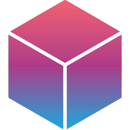 cubo Generic gradient fill icono