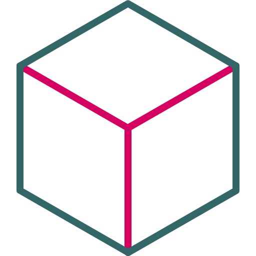cubo Generic color outline icono