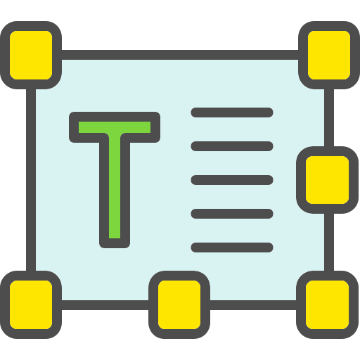 Text editor Generic color lineal-color icon