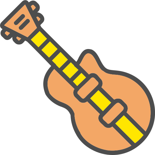 gitarre Generic color lineal-color icon