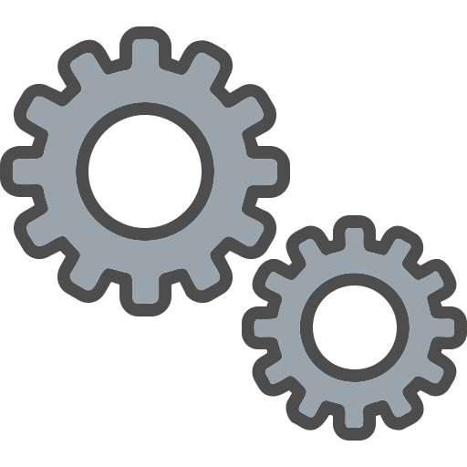 gears Generic color lineal-color icon