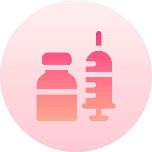 백신 Basic Gradient Circular icon