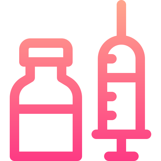 szczepionka Basic Gradient Lineal color ikona