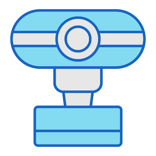 cámara web Generic color lineal-color icono