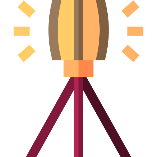 플로어 램프 Basic Straight Flat icon