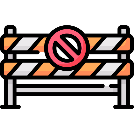 Roadblock Special Lineal color icon