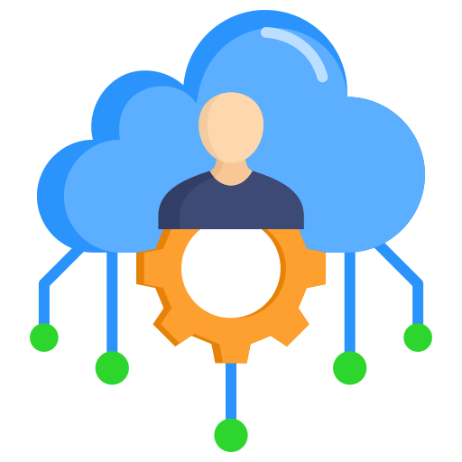 Cloud user Generic color fill icon