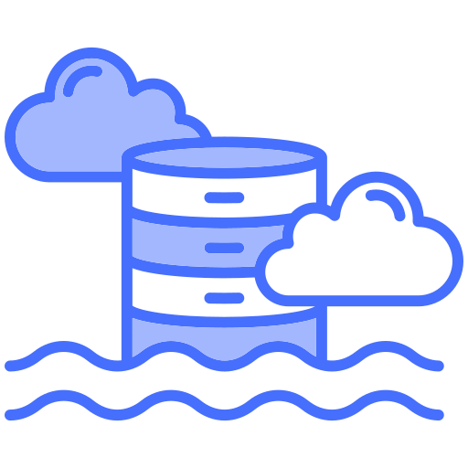 Data lake Generic color lineal-color icon