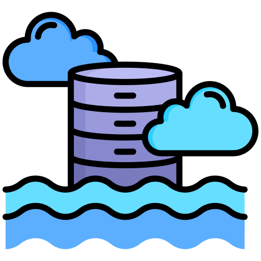 data lake Generic color lineal-color icon